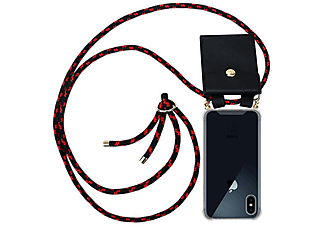 carcasa de móvil Funda flexible para móvil - Carcasa de TPU Silicona ultrafina;CADORABO, Apple, iPhone XS MAX, negro rojo