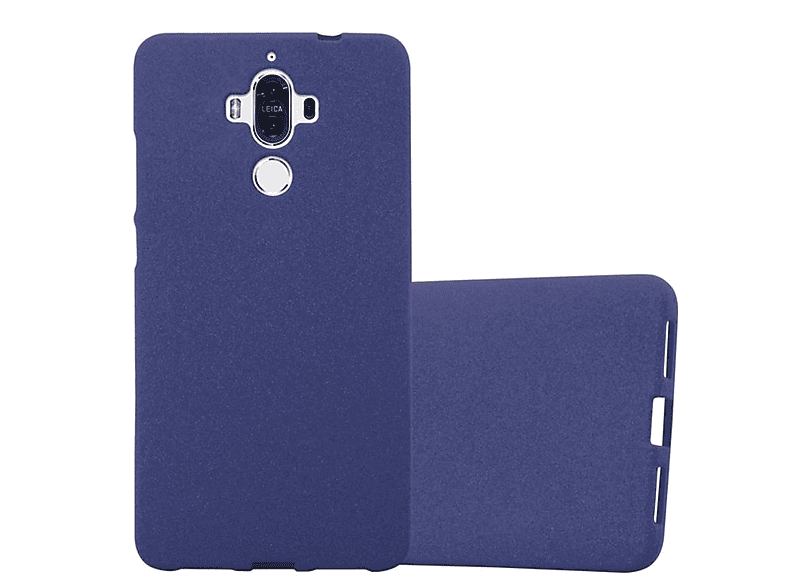CADORABO TPU Frosted Schutzhülle, Backcover, Huawei, MATE 9, FROST DUNKEL BLAU | Backcover