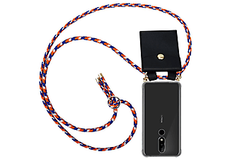 carcasa de móvil Funda flexible para móvil - Carcasa de TPU Silicona ultrafina;CADORABO, Nokia, 5.1 Plus, naranja azul blanco