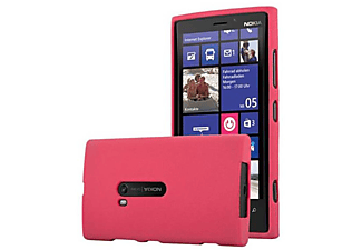 carcasa de móvil  - Funda flexible para móvil - Carcasa de TPU Silicona ultrafina CADORABO, Nokia, Lumia 920, frost rojo