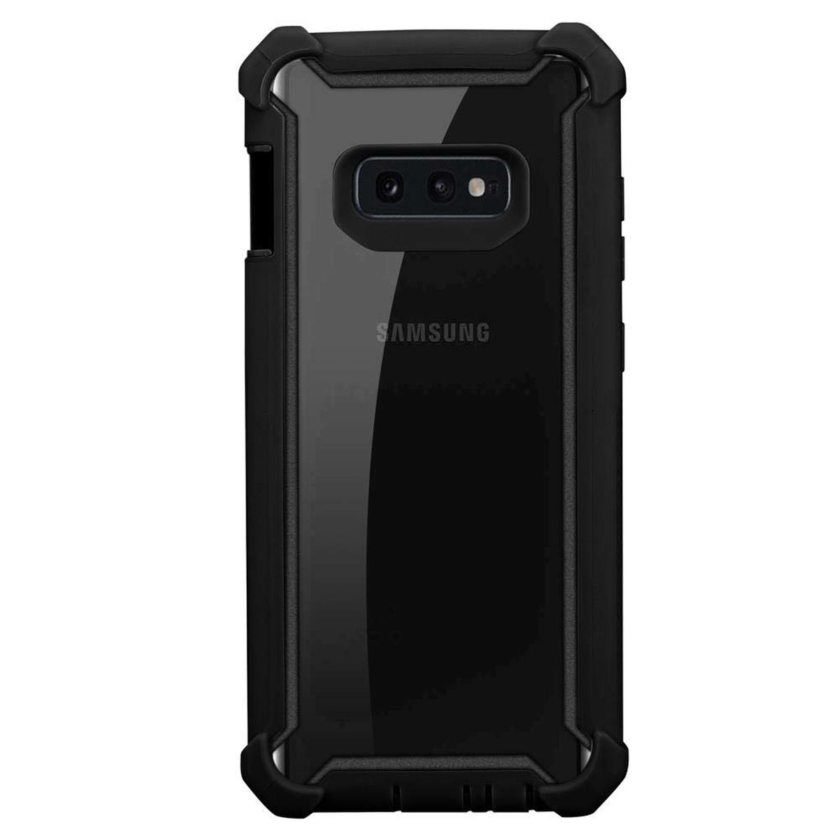 CADORABO Hybrid Samsung, Schutz, S10e, SCHWARZ Backcover, Hülle 2-in-1 Galaxy ERLEN