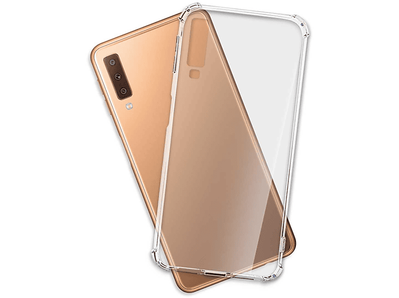 Case, Samsung, A7 MTB Backcover, MORE ENERGY Galaxy Transparent Clear 2018, Armor