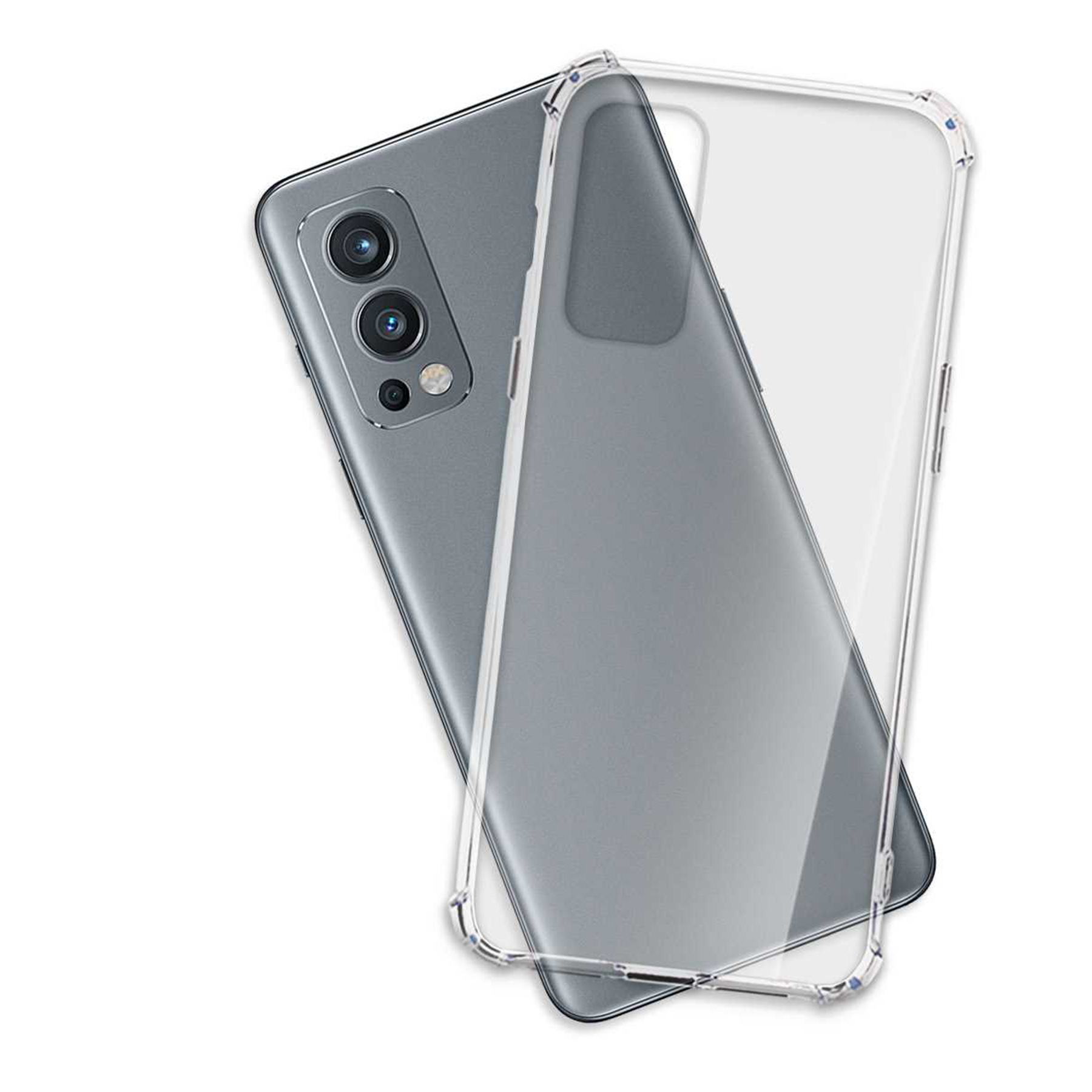 2 Case, 5G, ENERGY OnePlus, Armor Backcover, Clear MORE MTB Transparent Nord
