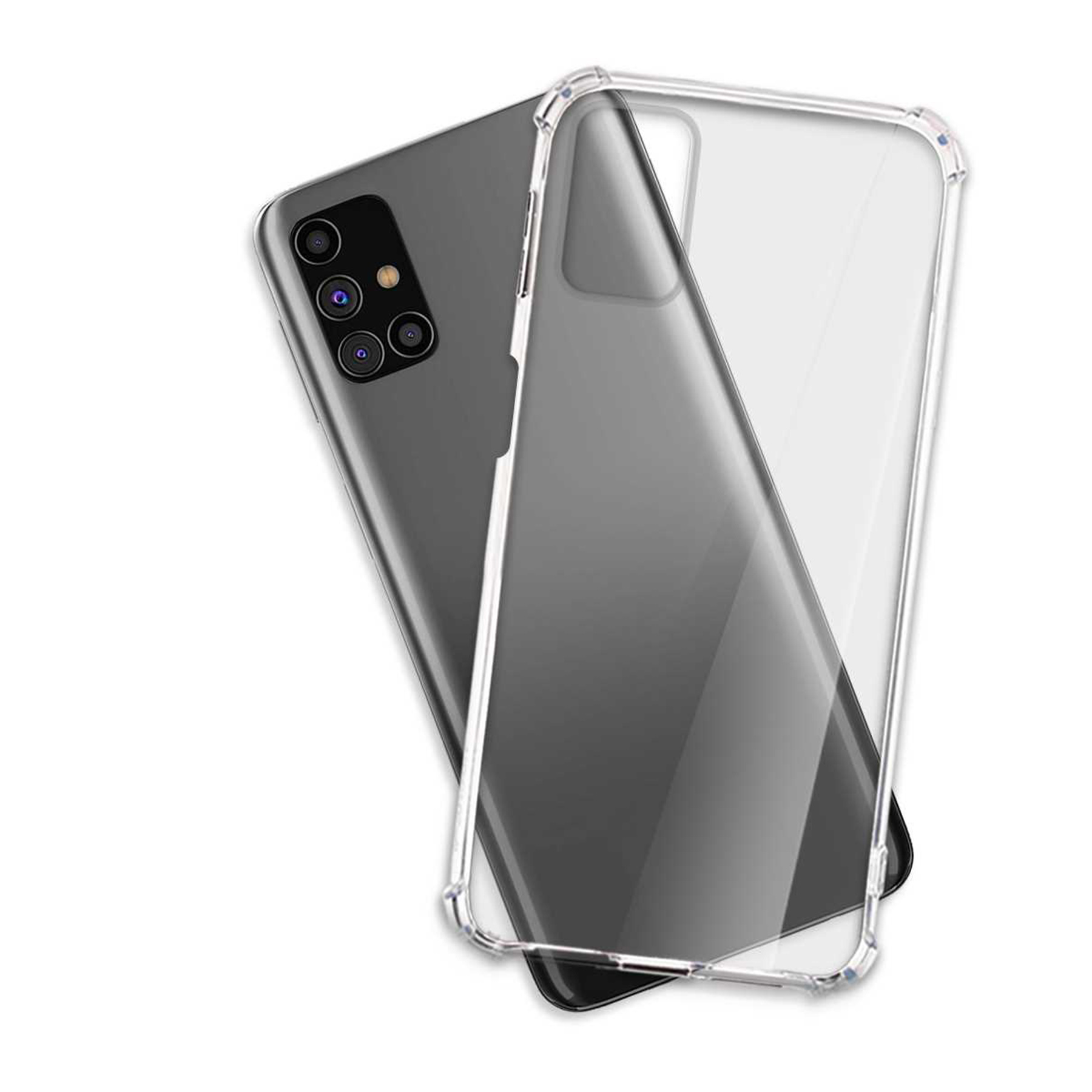 MTB Samsung, Backcover, Transparent Galaxy Clear MORE Armor M31s, ENERGY Case,