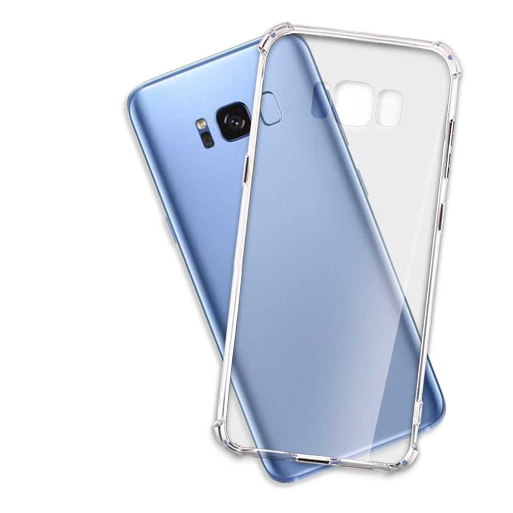 Galaxy S8, Transparent Clear MTB Armor Backcover, ENERGY Samsung, MORE Case,