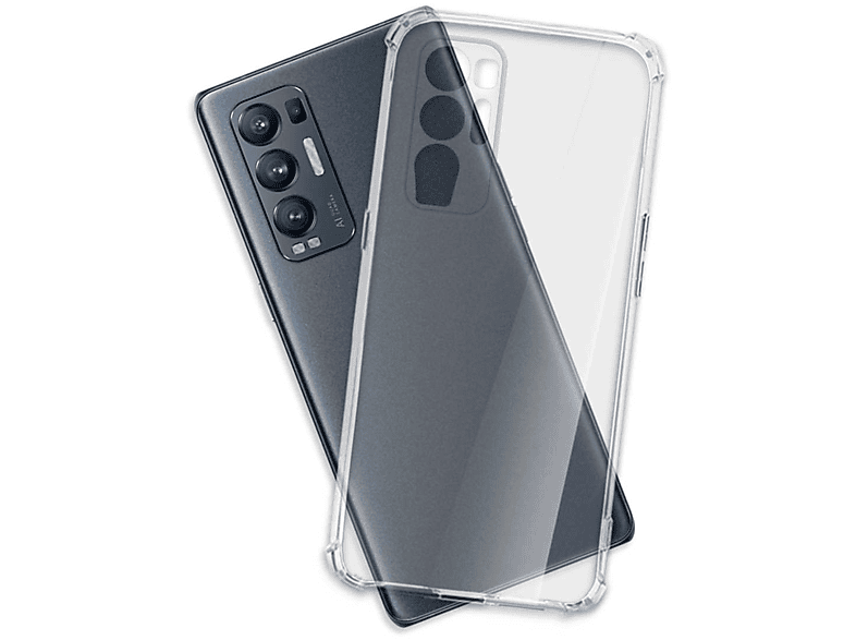 MTB MORE ENERGY Clear Armor Case, Backcover, Oppo, Find X3 Neo, Reno 5 Pro Plus 5G, Transparent