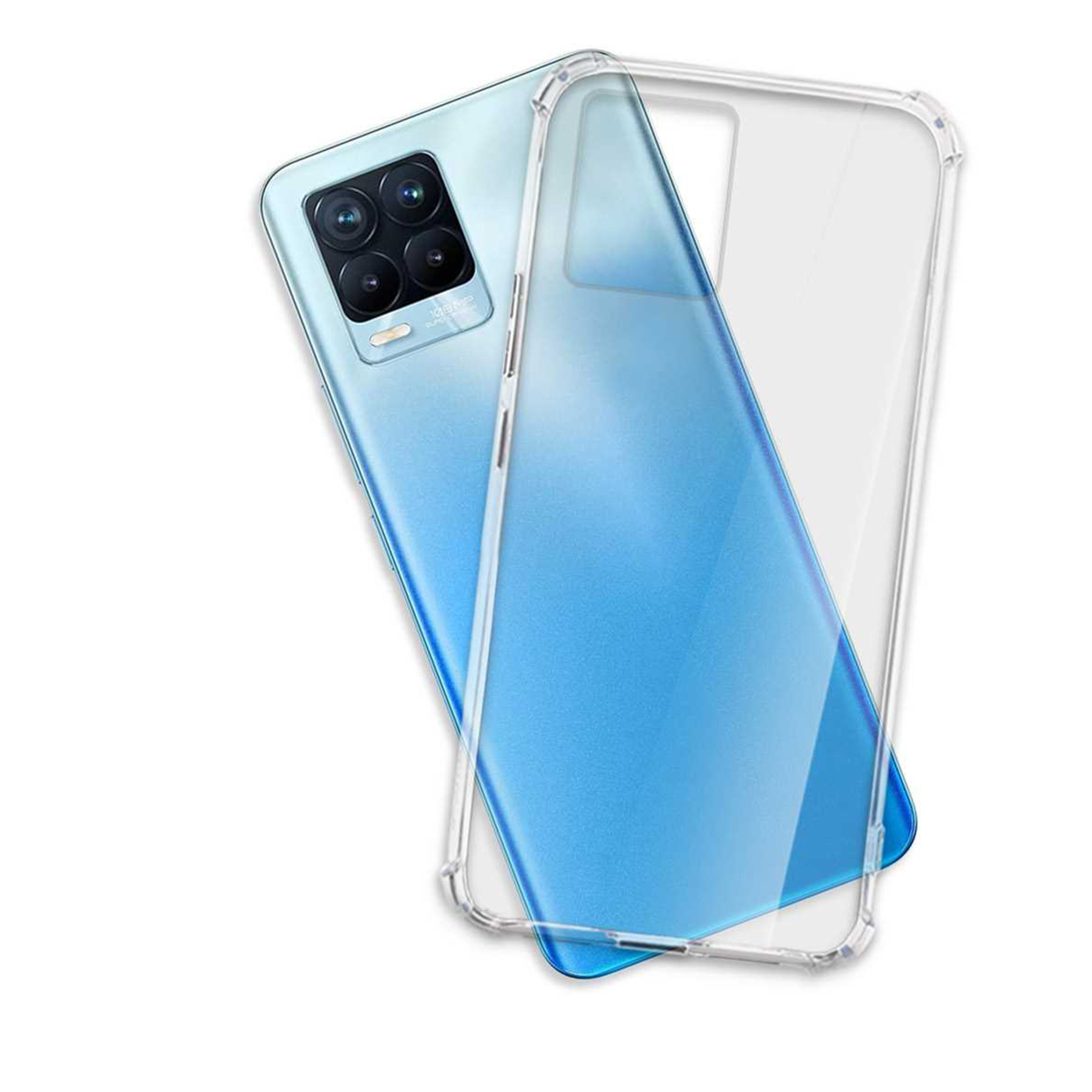 8, Transparent 8 Case, Armor Pro, Backcover, ENERGY Clear MTB MORE Realme,