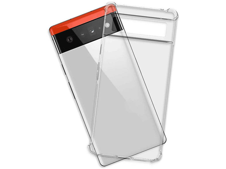 MTB MORE ENERGY Clear Armor Case, Backcover, Google, Pixel 6, Transparent