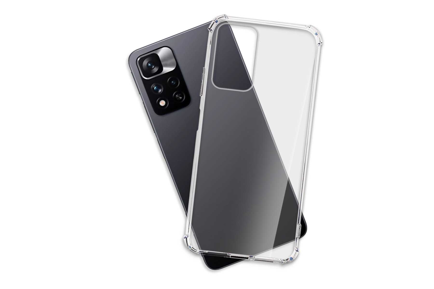 MTB MORE ENERGY Clear Transparent Note Pro 11 Armor Case, 5G, Redmi Plus Xiaomi, Backcover, Pro+, Note11
