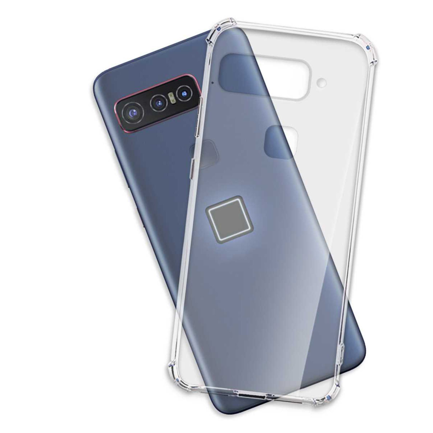 for ENERGY Armor MTB MORE Transparent Snapdragon Insiders, Case, Smartphone Backcover, Qualcomm Asus, Clear