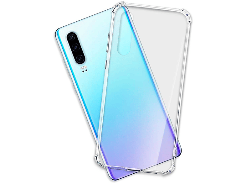 P30, Huawei, Armor Transparent MORE ENERGY MTB Backcover, Clear Case,