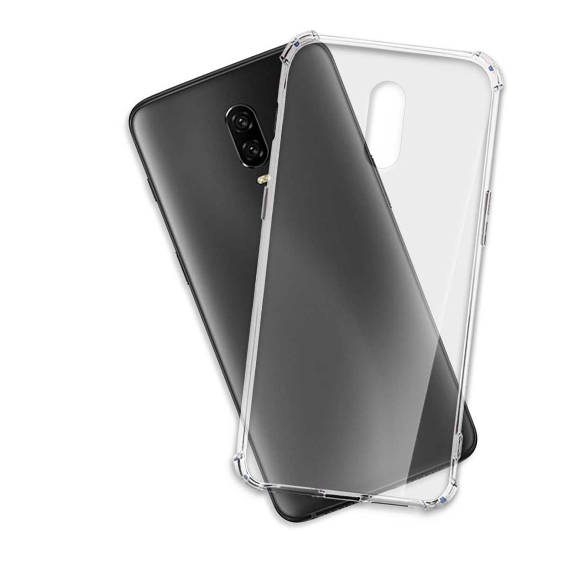 Clear Armor Case, MORE 6T, Transparent OnePlus, MTB Backcover, ENERGY