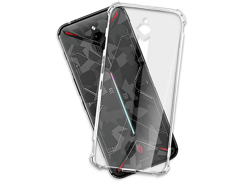 MTB MORE ENERGY Clear Armor Red Case, Nubia ZTE, Magic Transparent 3, Backcover