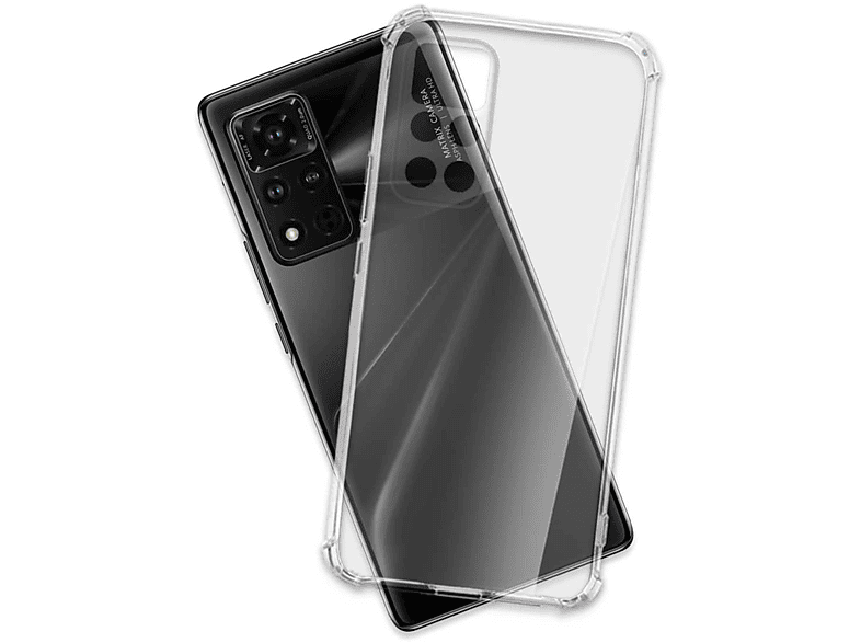 MTB MORE ENERGY Clear Armor View 5G, Transparent 40, Honor, V40 Case, Backcover