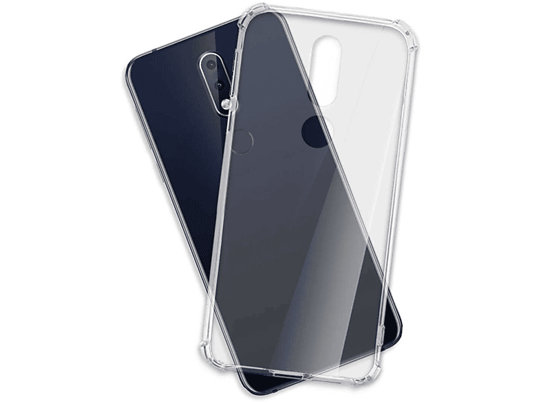 MTB MORE ENERGY Clear Armor Case, Backcover, Nokia, 7.1, 7 2018, Transparent