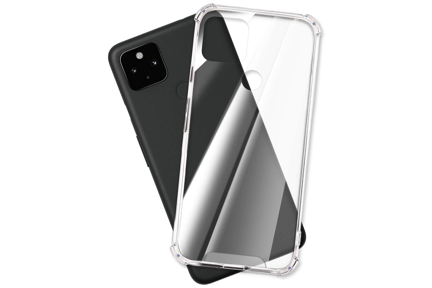 4a ENERGY Case, MORE Transparent Backcover, Pixel MTB 5G, Armor Google, Clear