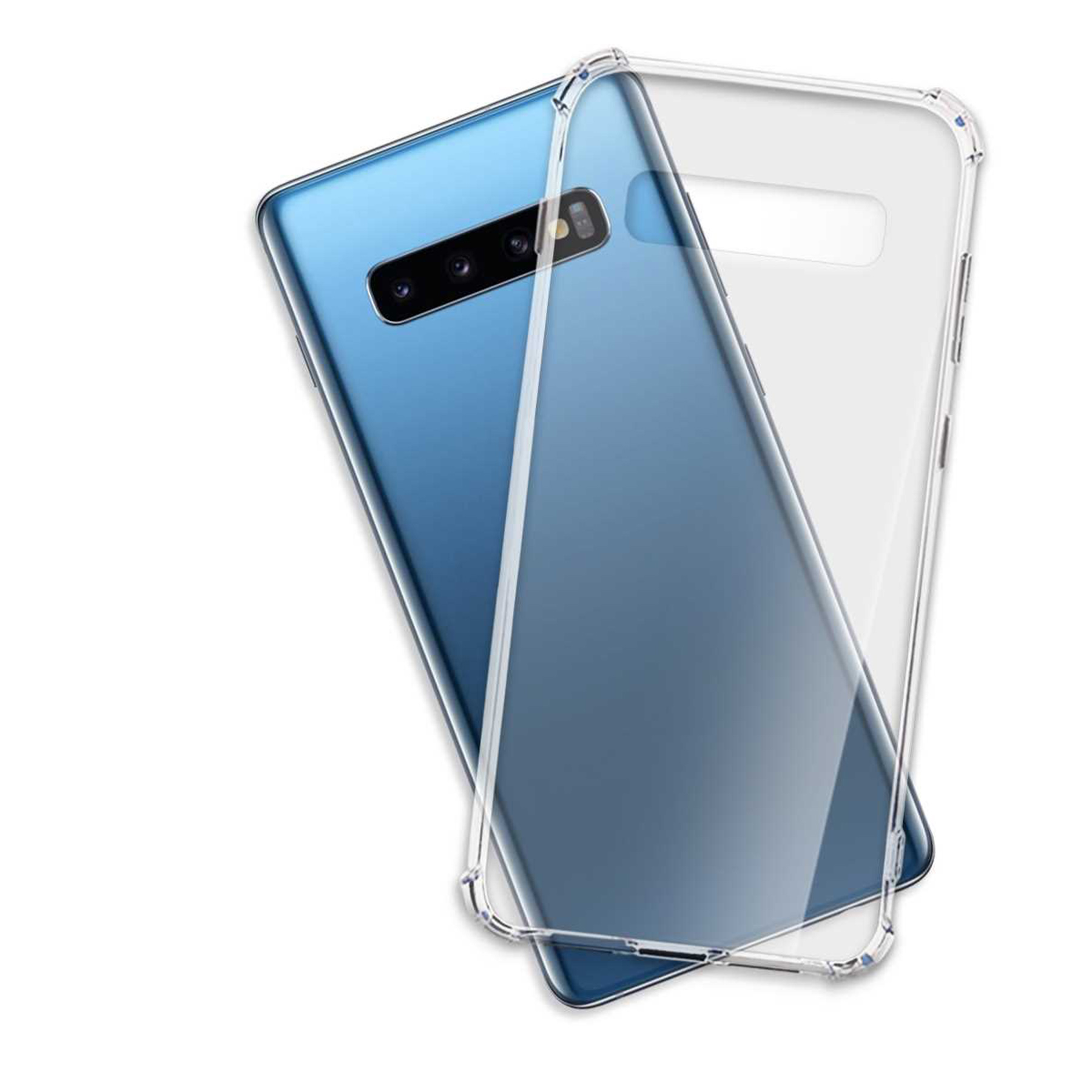 MTB MORE ENERGY Clear Backcover, Armor Galaxy S10 Samsung, Case, Transparent Plus