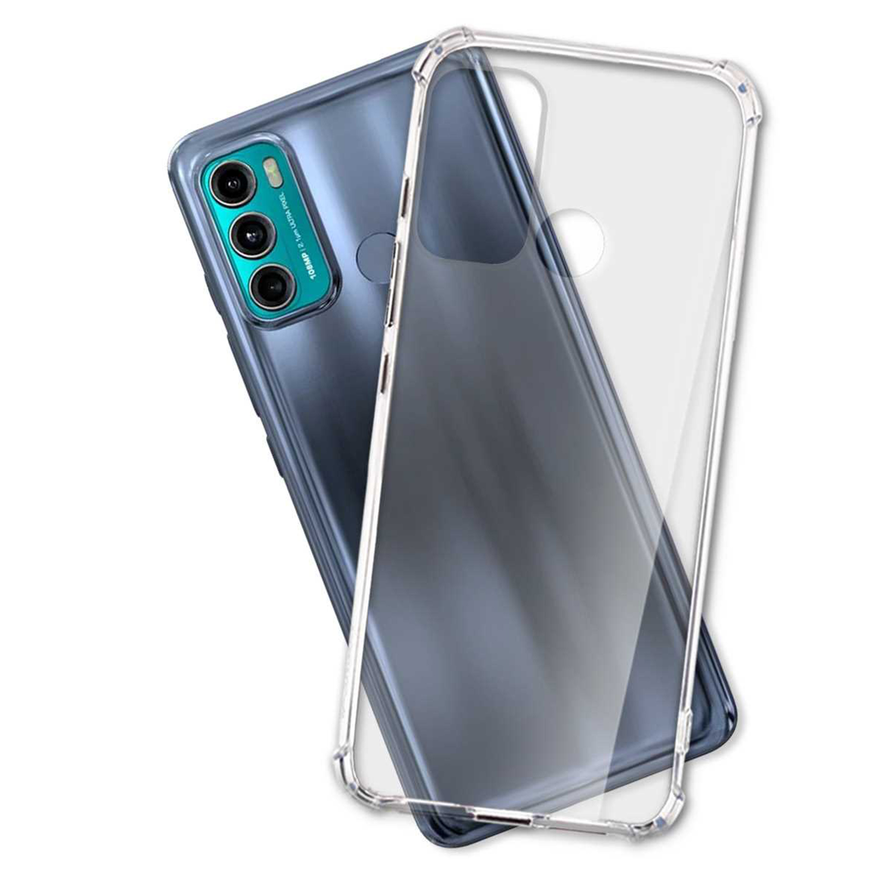 G60, Clear Moto MORE Armor ENERGY MTB Case, Motorola, Fusion, G40 Moto Backcover, Transparent