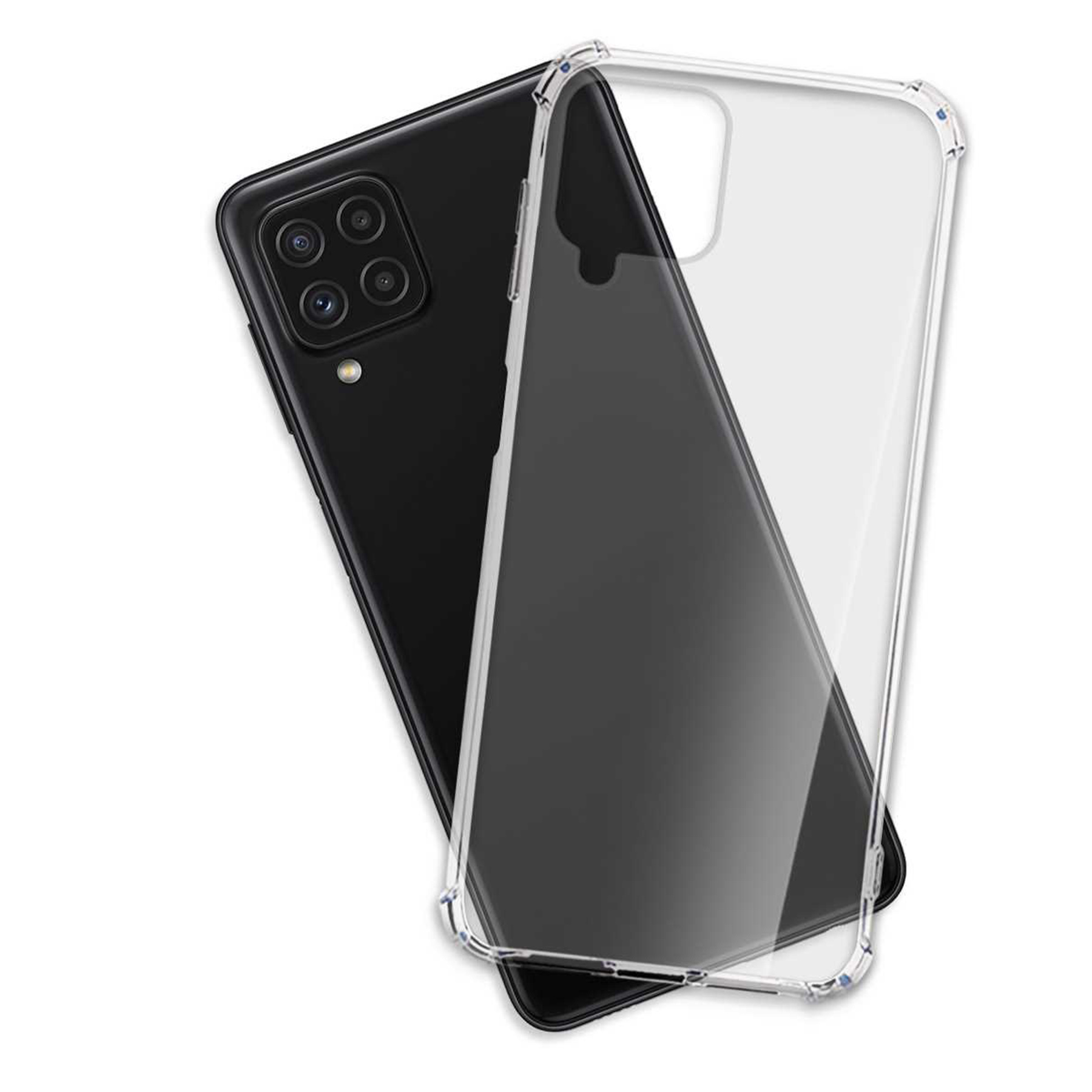 MORE 4G, Armor ENERGY Backcover, Transparent Clear Galaxy MTB Case, Samsung, A22