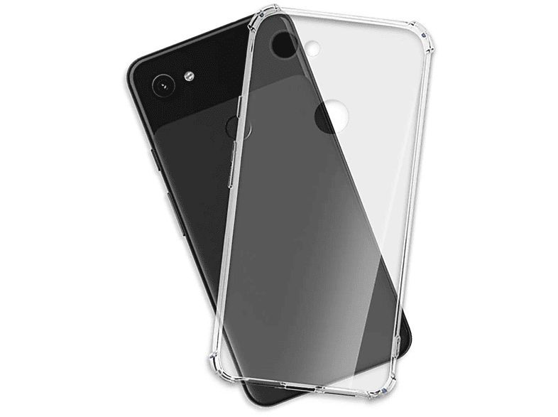 MTB MORE ENERGY Clear Pixel Backcover, Transparent 3a, Armor Case, Google