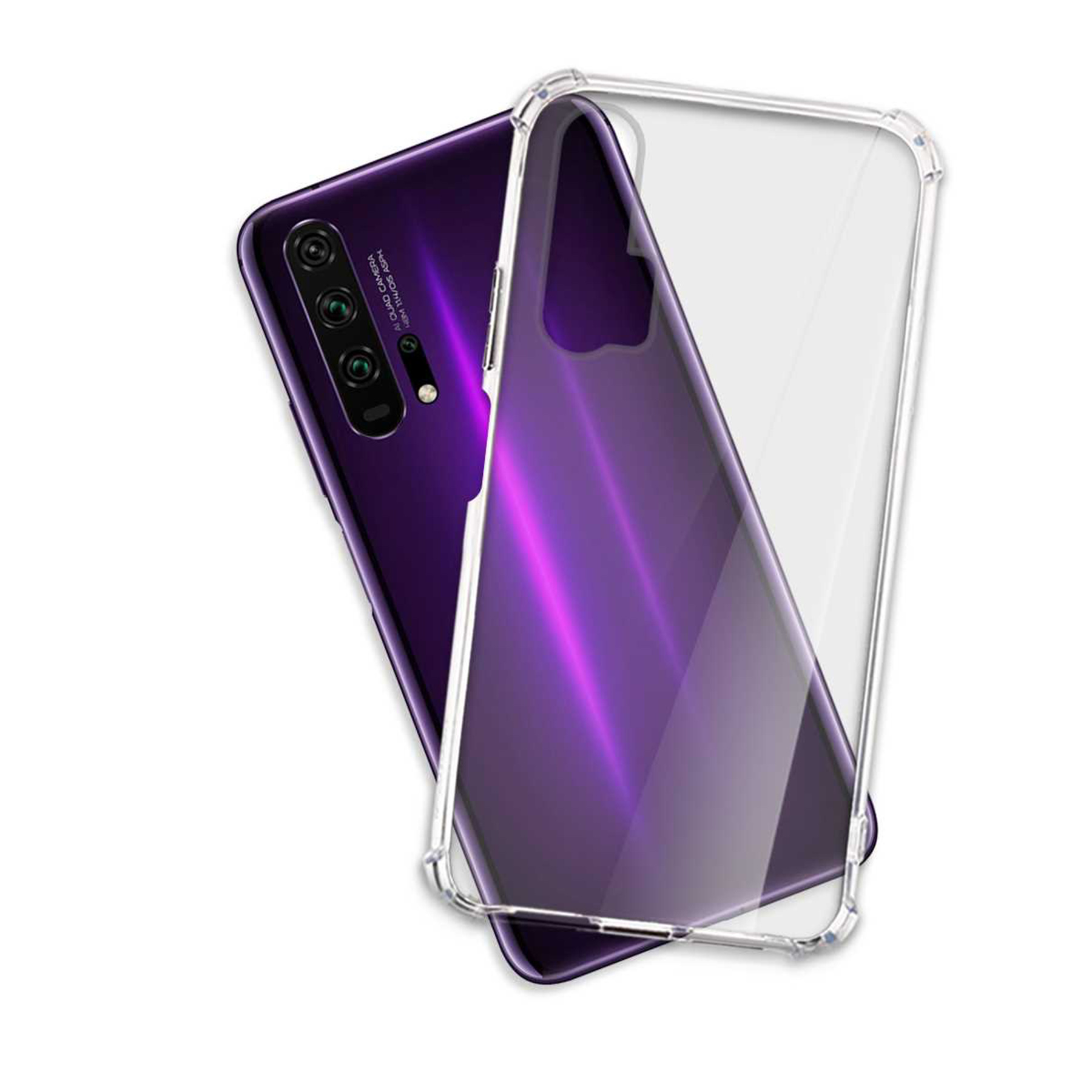 Pro, Backcover, Honor, MTB ENERGY Clear 20 Case, Transparent MORE Armor