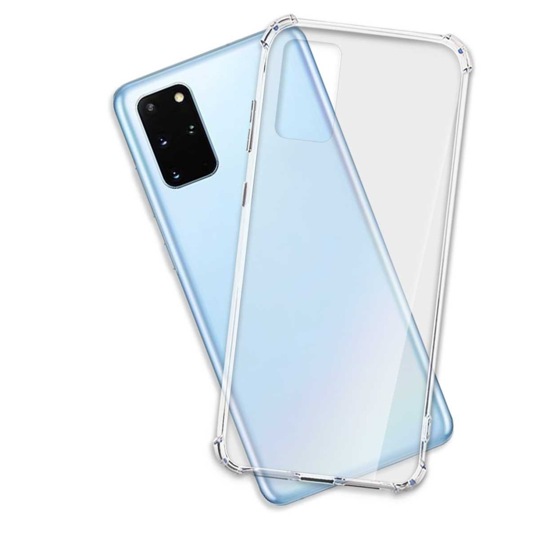 Transparent MTB Clear Samsung, Plus, Backcover, S20 Case, MORE ENERGY Armor Galaxy