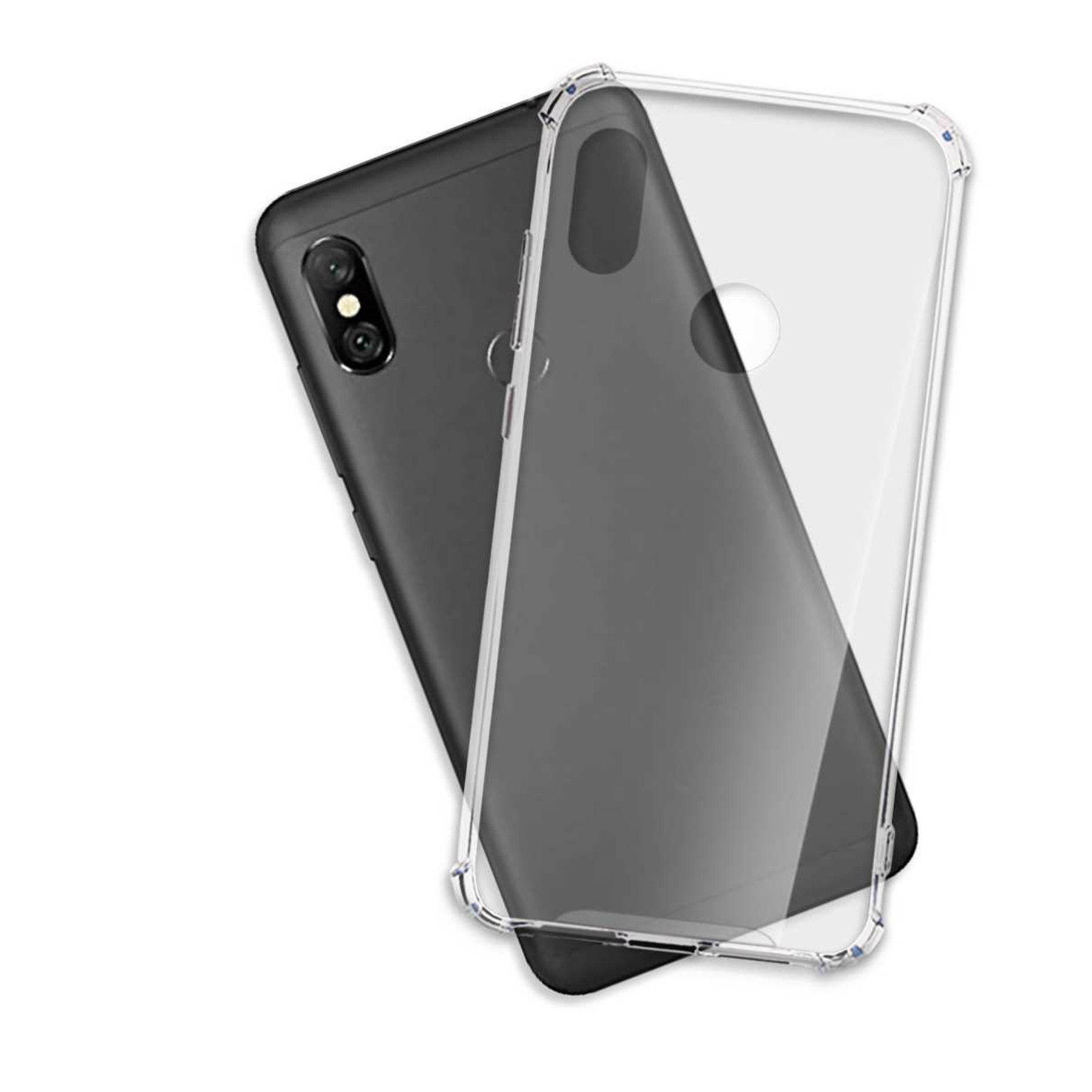 Case, 6 ENERGY Clear Pro, Note Redmi Xiaomi, Transparent Backcover, MORE Armor MTB