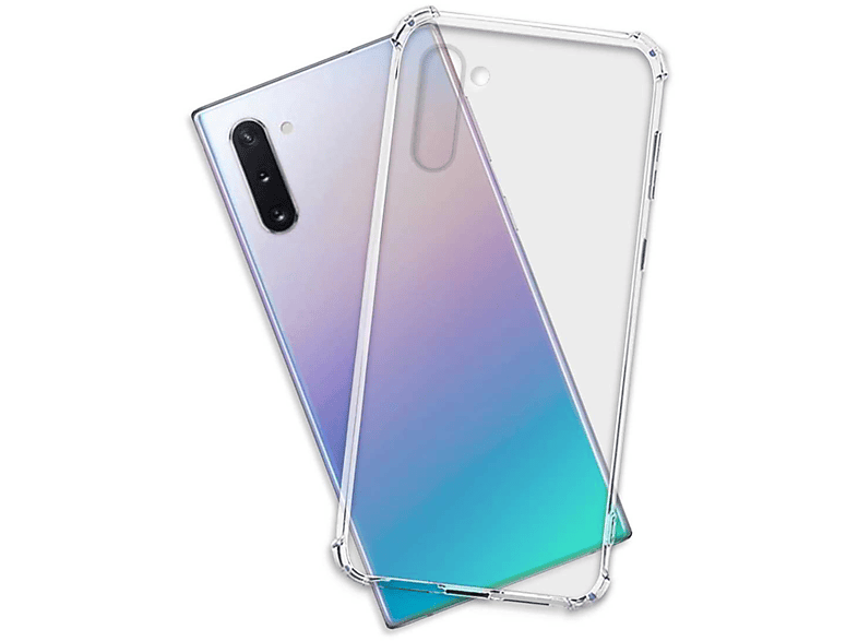 MTB MORE ENERGY Clear Armor Transparent Backcover, Case, Note 10, Galaxy Samsung