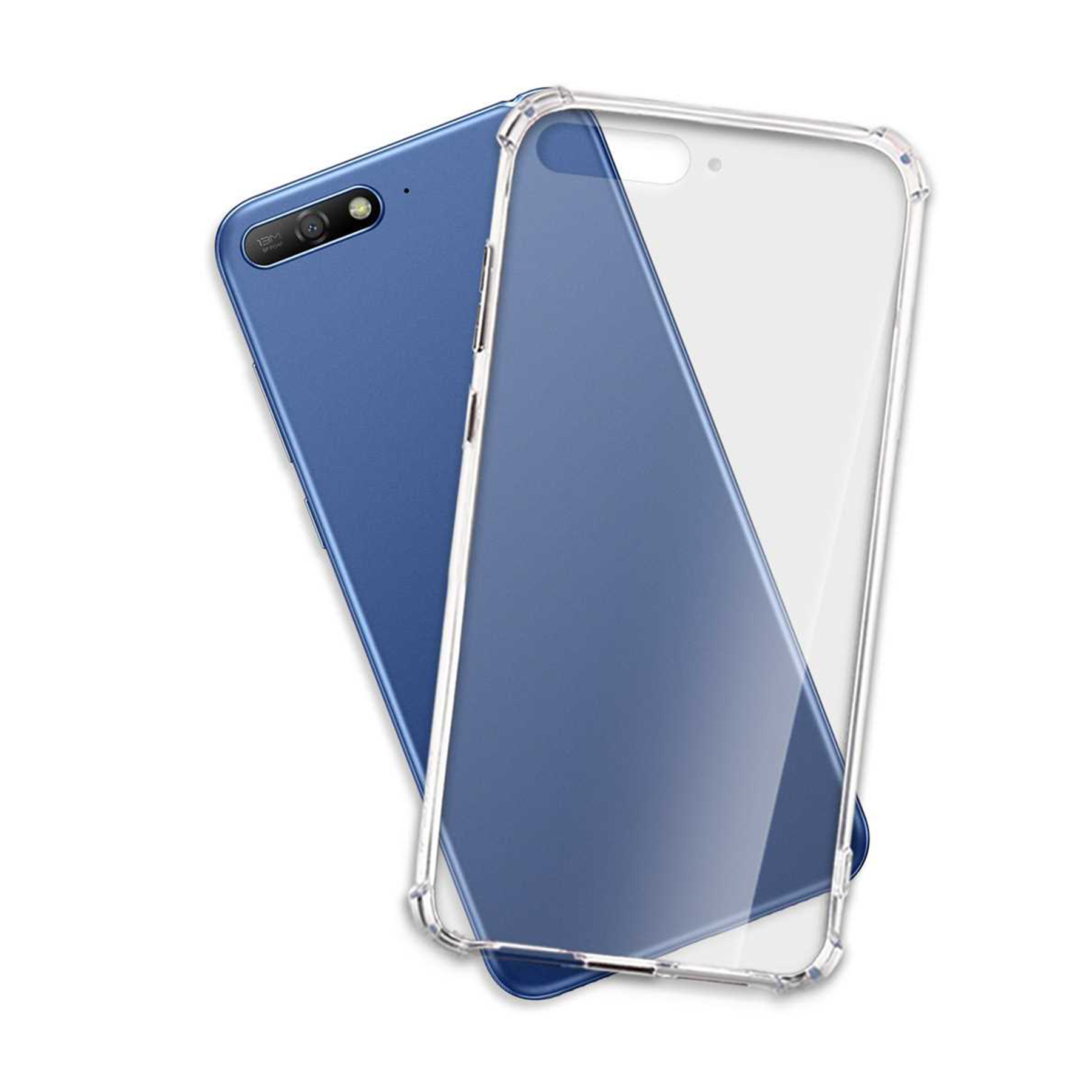 MTB MORE Backcover, 2018, ENERGY Y6 Clear Huawei, Transparent Armor Case,