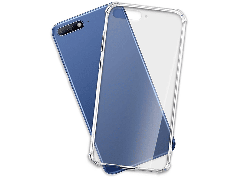 MTB MORE Backcover, 2018, ENERGY Y6 Clear Huawei, Transparent Armor Case,