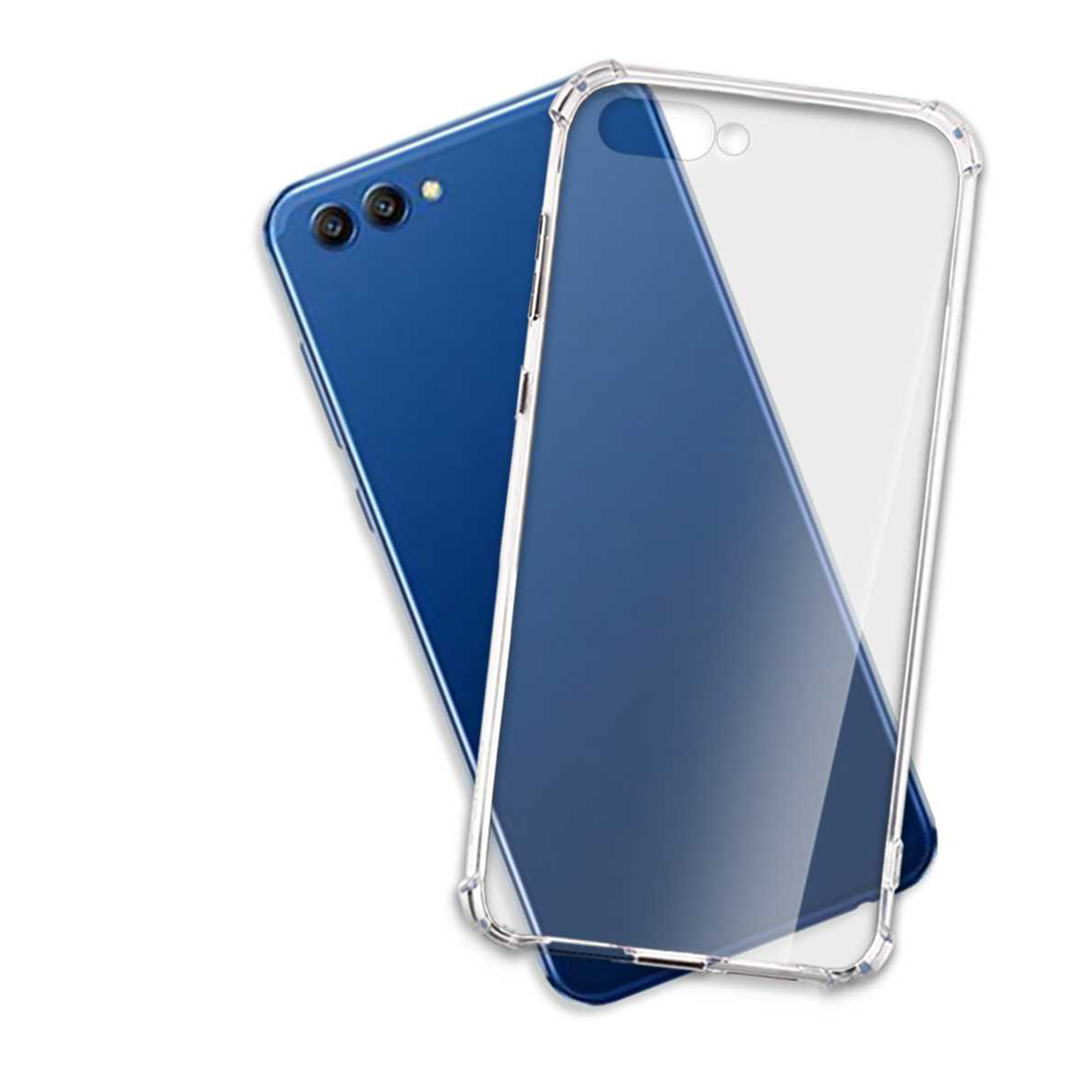MTB MORE ENERGY Clear Transparent Case, Backcover, Honor, 10, Armor