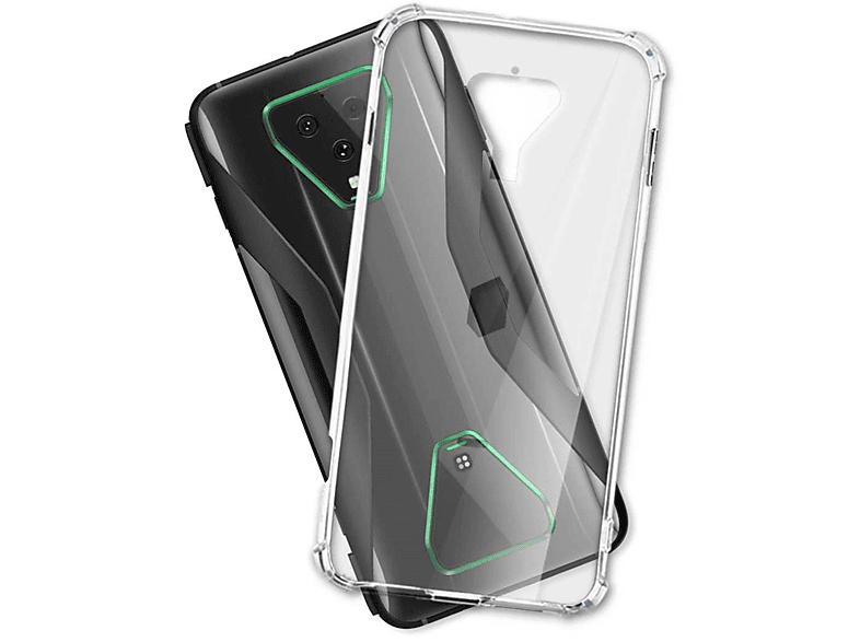 3, ENERGY MTB Shark Xiaomi, Backcover, Clear Transparent Case, MORE Black Armor