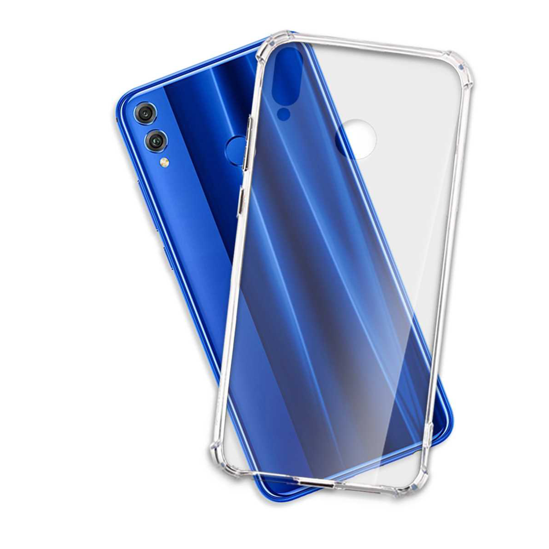 MTB Transparent ENERGY Armor Backcover, MORE Honor Clear Case, 8X, Huawei,