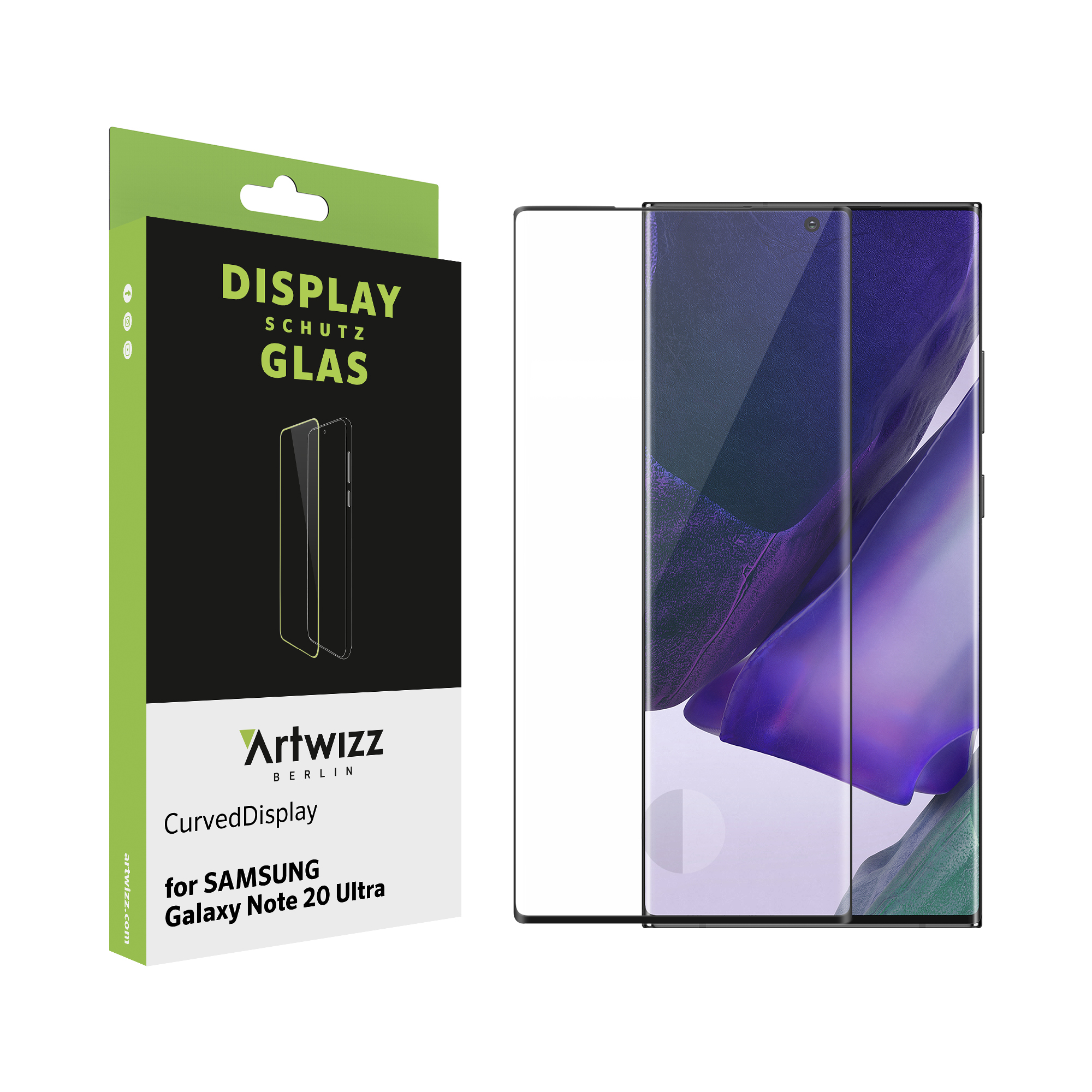 ARTWIZZ CurvedDisplay Displayschutz(für Samsung Galaxy Ultra) Note 20