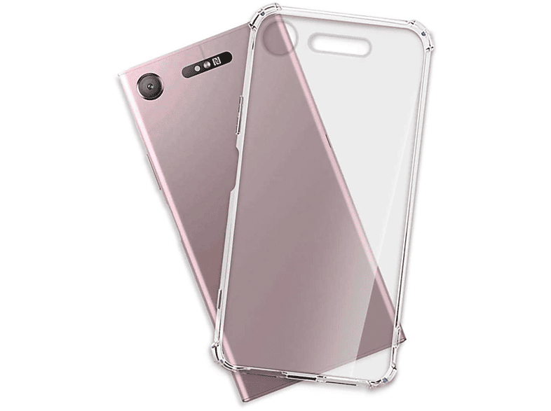 MTB MORE ENERGY Clear Armor Transparent Xperia Backcover, XZ1, Sony, Case