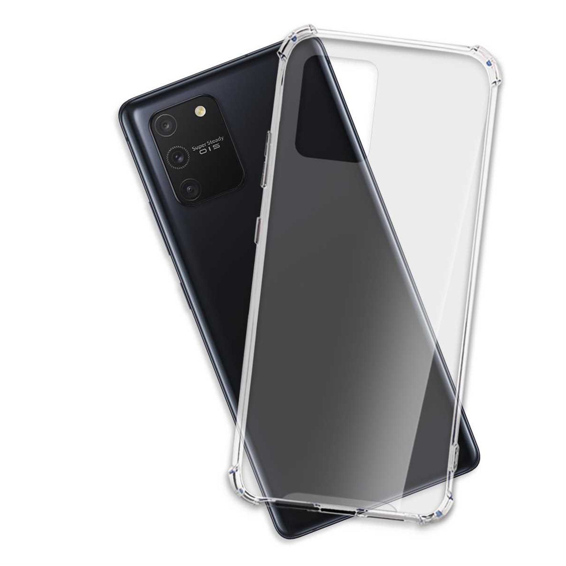 MTB MORE ENERGY Transparent Backcover, S10 Clear Galaxy Case, Lite 2020, Samsung, Armor