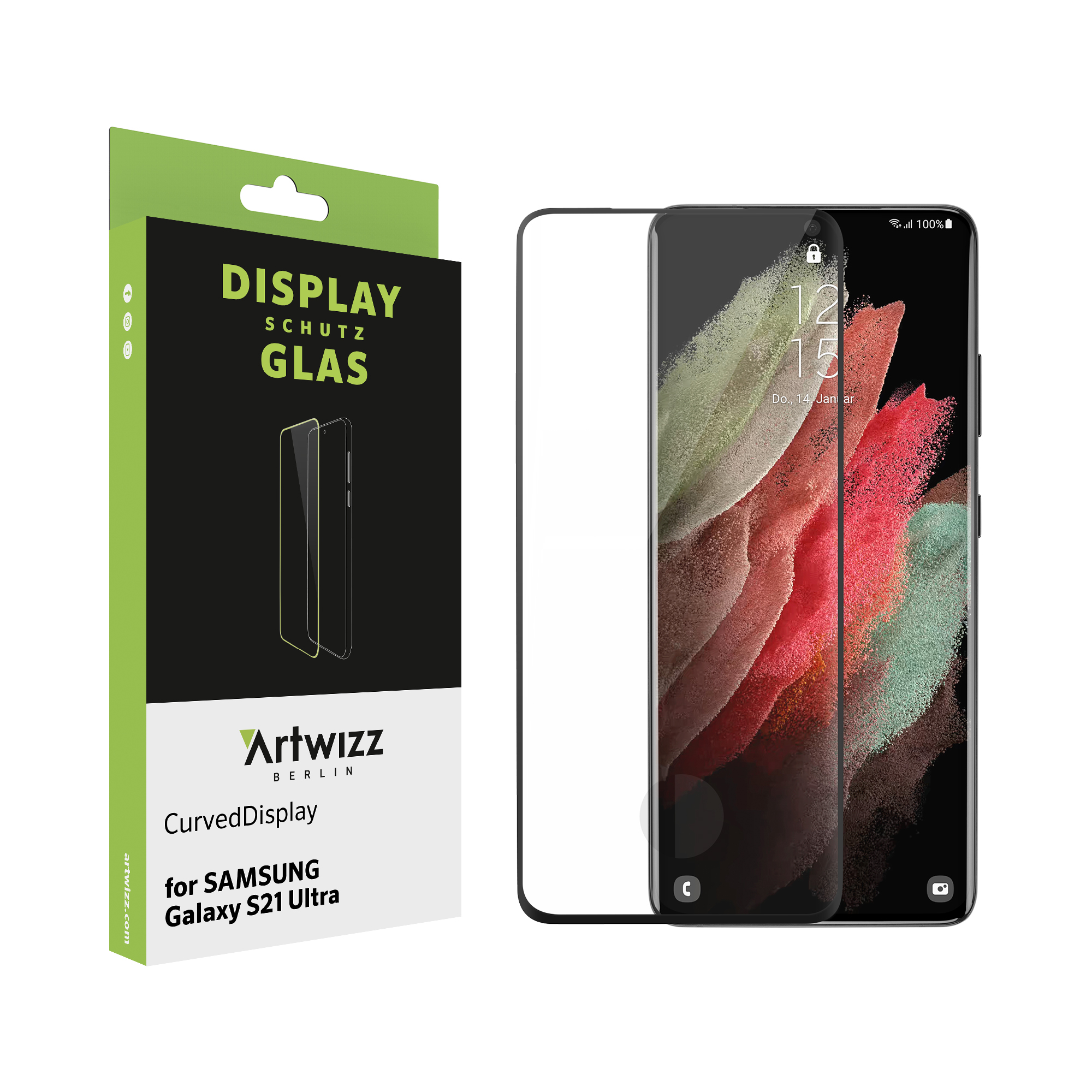 ARTWIZZ CurvedDisplay Displayschutz(für Samsung S21 Galaxy Ultra)