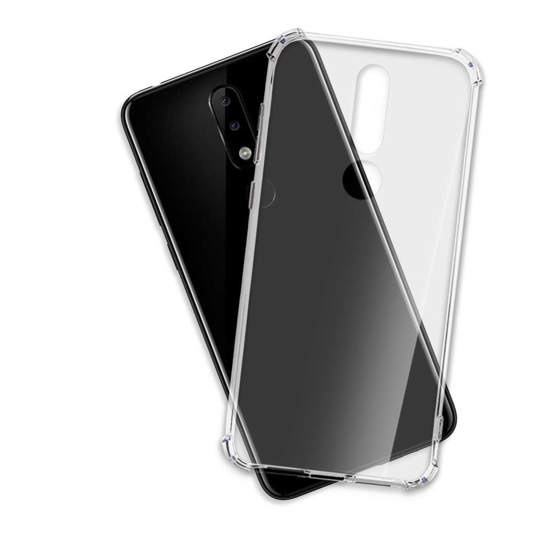 5.1 Transparent Case, Clear ENERGY Nokia, Armor Backcover, MTB MORE Plus,