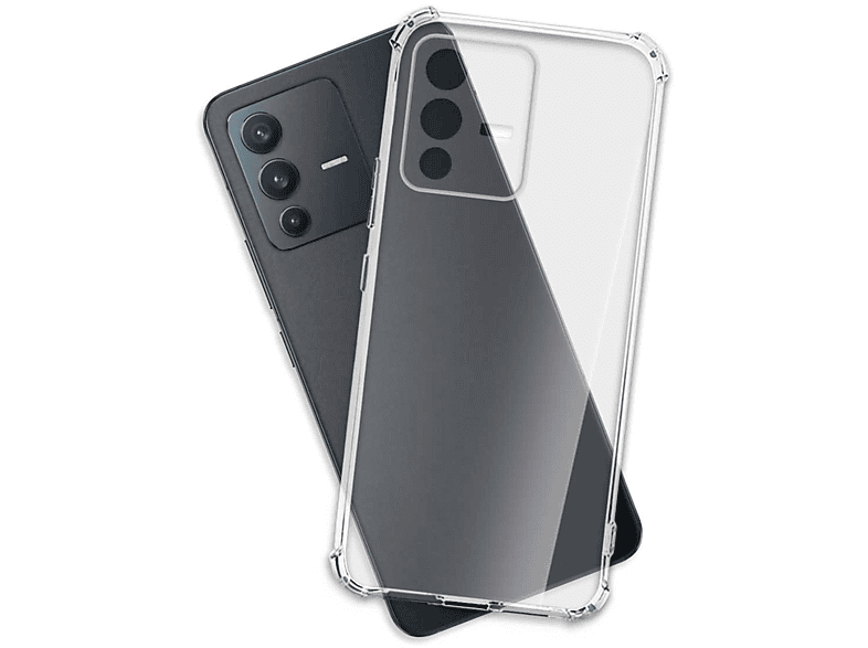 MTB MORE ENERGY Clear Case, Pro, Transparent Armor Vivo, S12 V23 5G, Pro Backcover