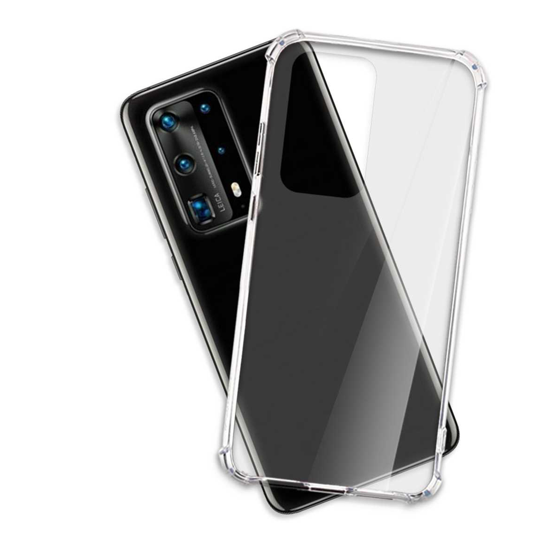 5G, Case, Transparent Plus Armor P40 Pro MORE ENERGY MTB Huawei, Backcover, Clear