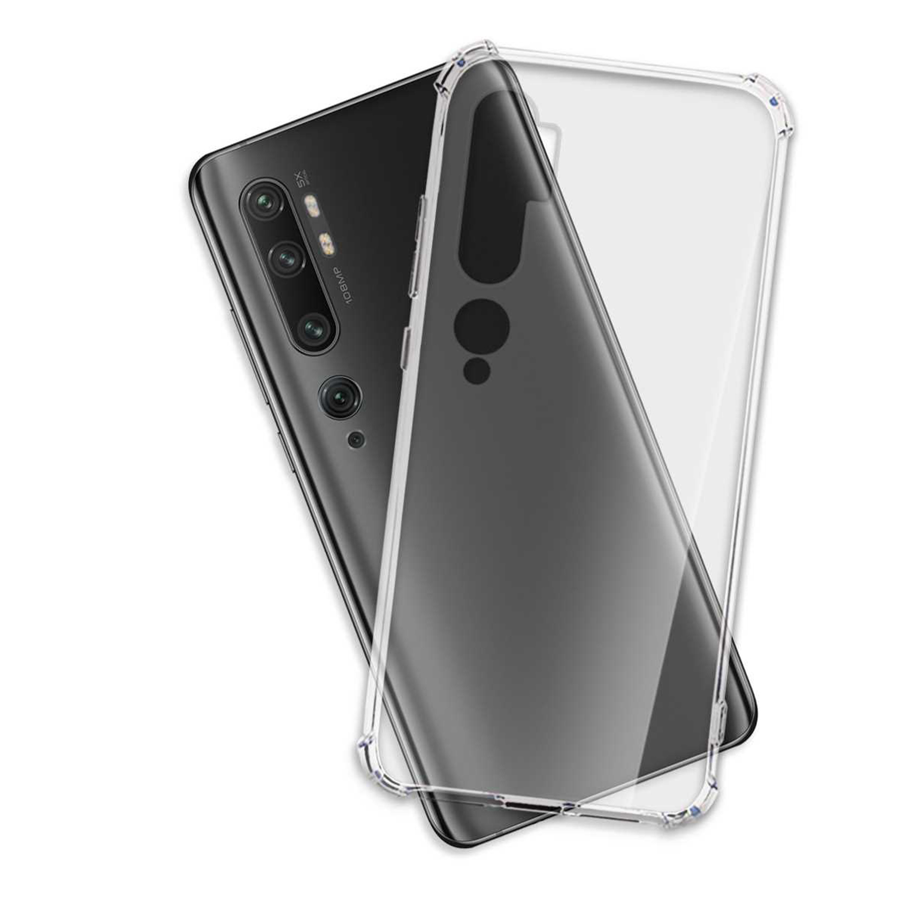 MTB MORE ENERGY Clear Armor Backcover, 10, Mi Case, Xiaomi, Note Transparent