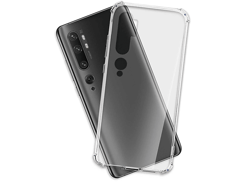 MTB MORE ENERGY Clear Armor Backcover, 10, Mi Case, Xiaomi, Note Transparent