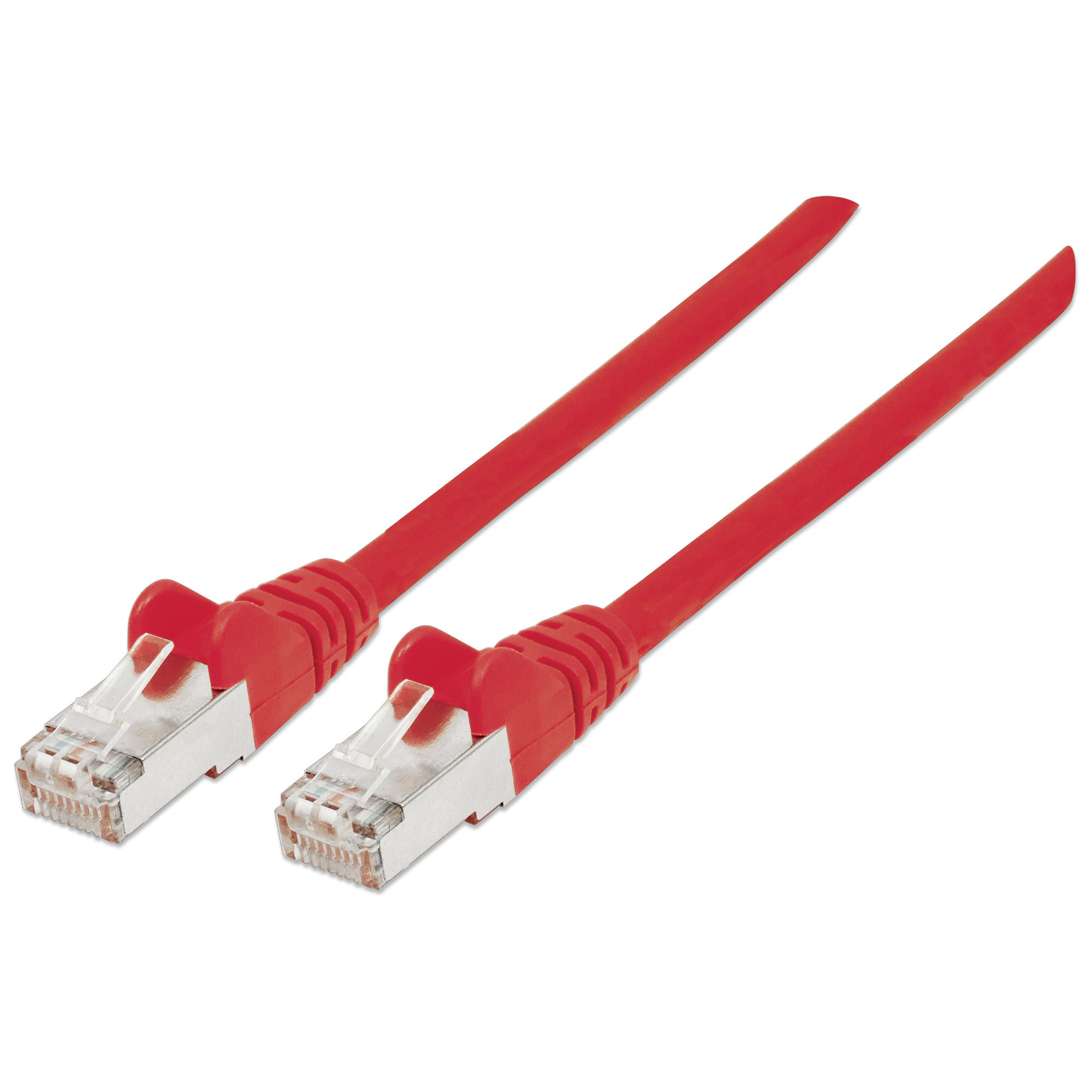 Verlegekabel, 0,25 m Cat6a-Stecker mit Cat7-Rohkabel, und INTELLINET S/FTP, INTELLINET Netzwerkkabel