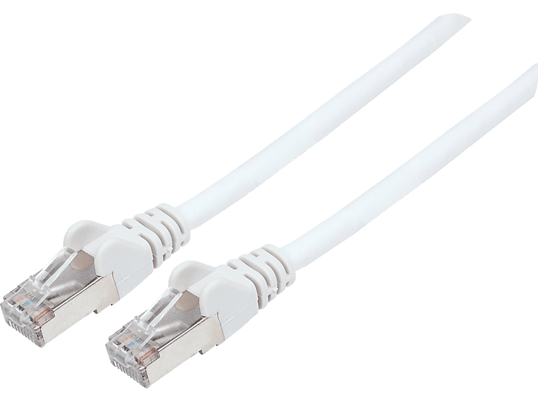 INTELLINET INTELLINET Netzwerkkabel mit Cat6a-Stecker und Cat7-Rohkabel, S/FTP, Verlegekabel, 7,5 m