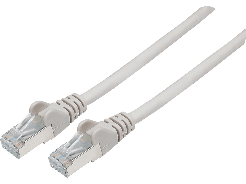 und INTELLINET S/FTP, Cat6a-Stecker Verlegekabel, Netzwerkkabel Cat7-Rohkabel, INTELLINET mit 10 m