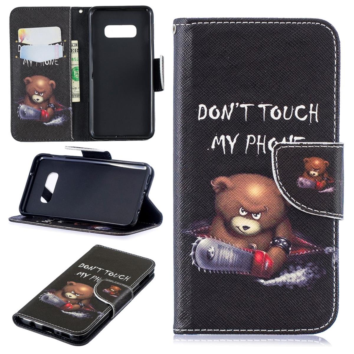 COVERKINGZ Klapphülle Schwarz my Galaxy mit touch Bookcover, S10e, Phone\