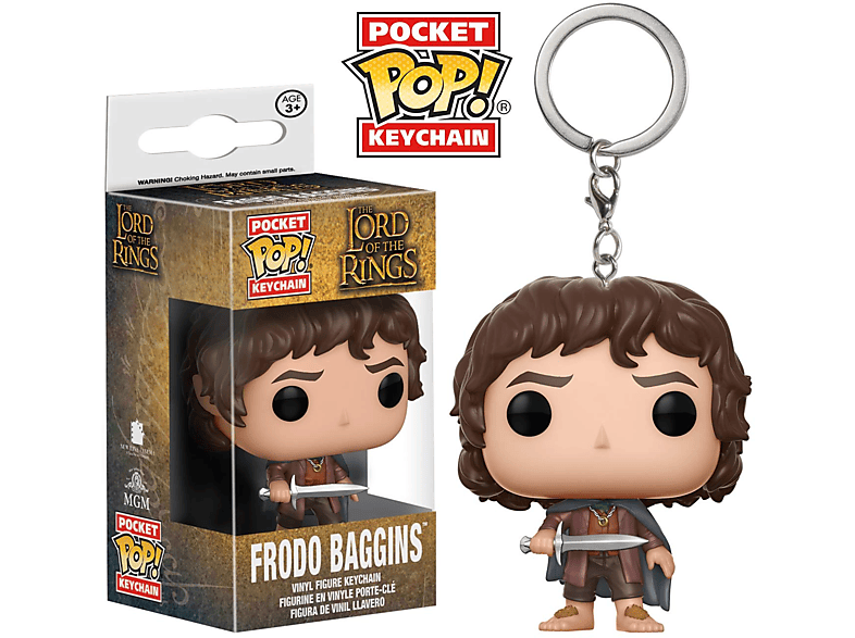 the - Lord POP Frodo Baggins Keychain - of Rings
