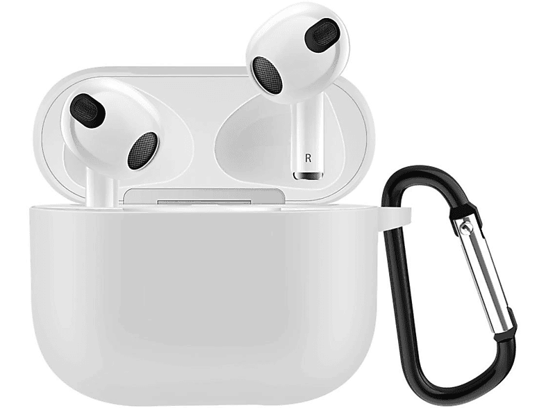 COVERKINGZ 76801 Ladecase für Apple Silikoncover Unisex, 3 Weiß, AirPods