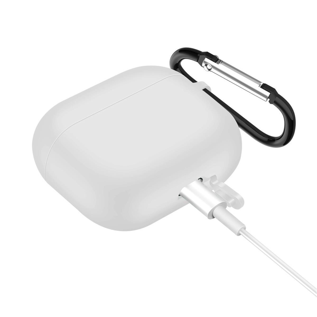 COVERKINGZ Silikoncover Ladecase für Apple AirPods Unisex, Weiß, 76801 3