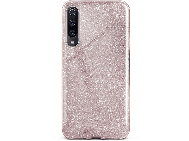 ONEFLOW Glitter Case, Backcover, Xiaomi, Mi 9 / Mi 9 Explorer, Gloss - Rosé